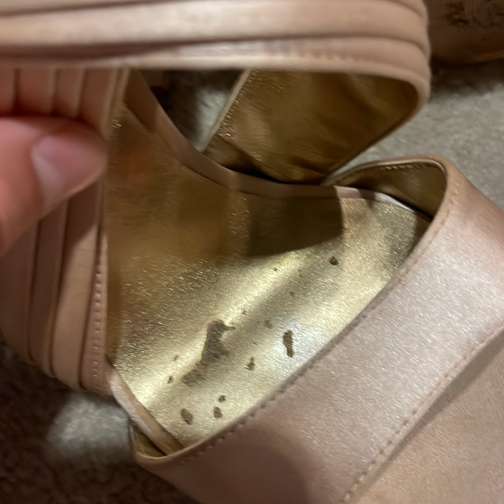 2016 FASHION CORE Nine West ballet pink high heels. Size 6.  Only worn once! - Picture 5 of 6